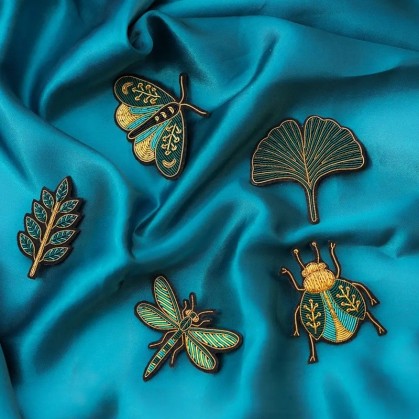 Broche - Feuillage - Malicieuse