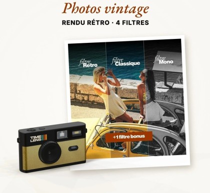 Appareil photos - Gold - Timelens