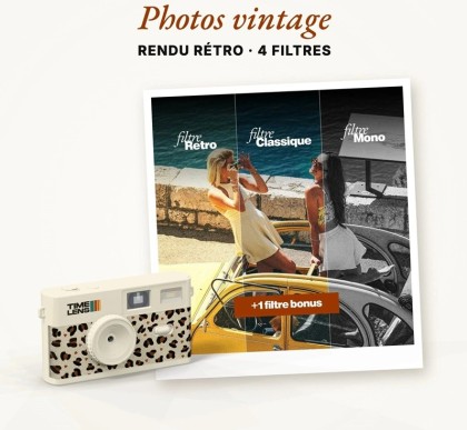 Appareil photos - Leopard cream - Timelens