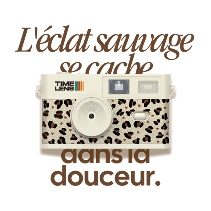 Appareil photos - Léopard Crème - Timelens