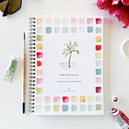 Cahier d'aquarelle - Tropical - Emily lex