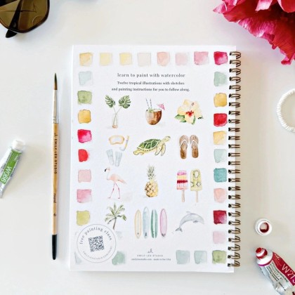 Cahier d'aquarelle - Tropical - Emily lex