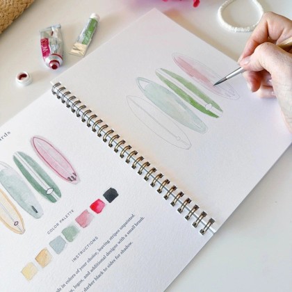 Cahier d'aquarelle - Tropical - Emily lex