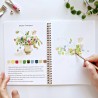 Cahier d'aquarelle - Bouquets - Emily lex