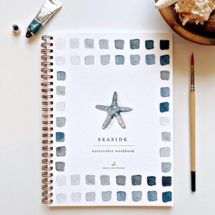 Carnet d'aquarelle - Bord de mer - Emily lex