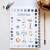 Cahier d'aquarelle - Bouquets - Emily lex