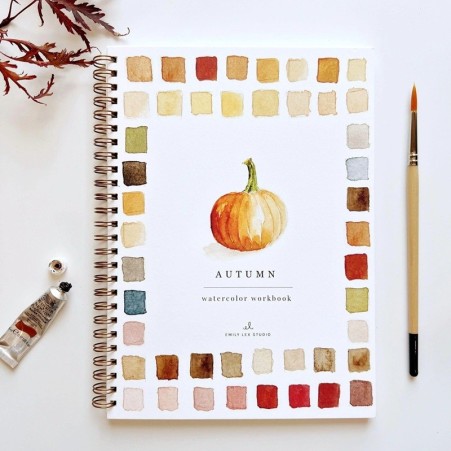 Carnet d'aquarelle - Automne - Emily lex