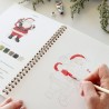 Cahier d'aquarelle - Père Noël - Emily lex