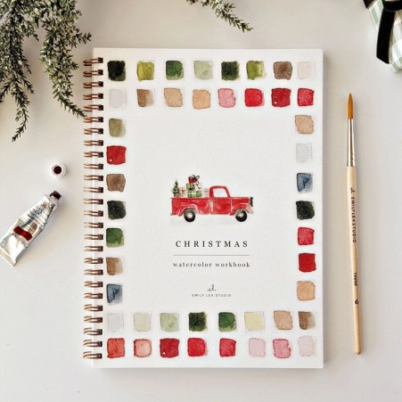 Carnet d'aquarelle - Père Noël - Emily lex