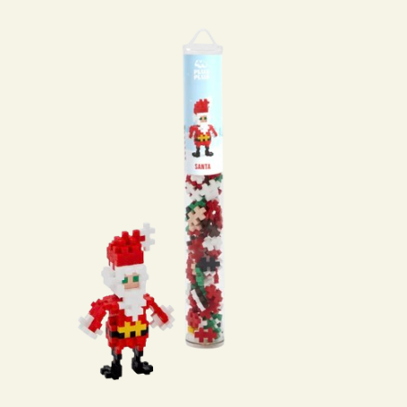 Tube 100 pièces - Père Noël - Plus plus