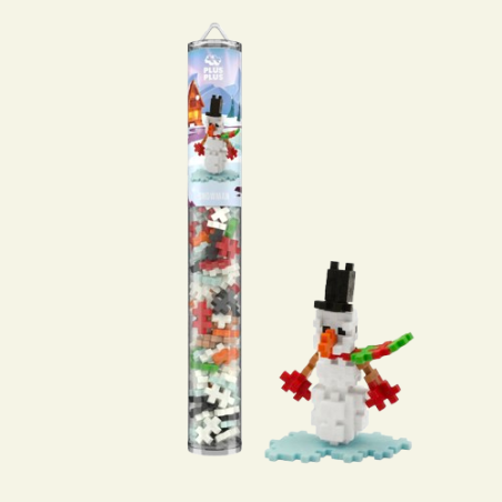 Tube 100 pièces - bonhomme de neige