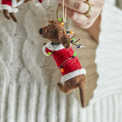 Décoration de Noël - Teckel 2