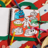 Livre de coloriage et stickers - Noël