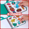 Livre de coloriage et stickers - Noël
