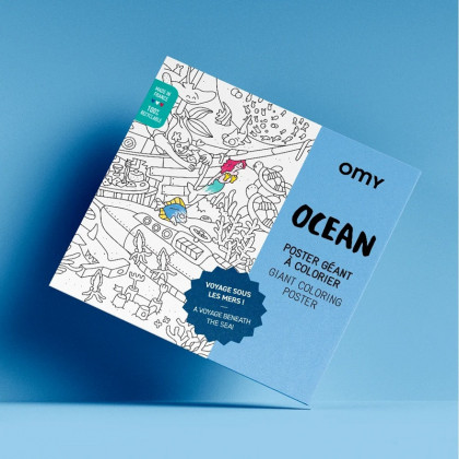 Poster à colorier - Ocean - Omy