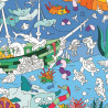 Poster géant à colorier Ocean – OMY