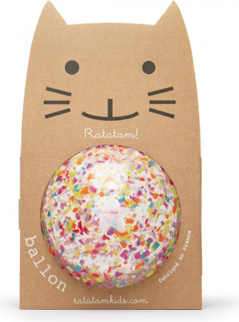 Ballon confetti - 22 cm - Ratatam