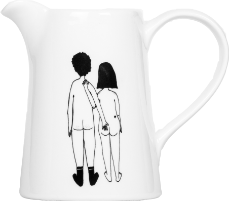 Pichet - Couple nu de dos