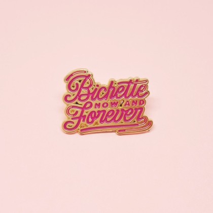 Pin's en émail "Bichette now and forever"