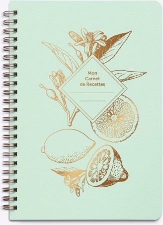 Carnet de recettes - Lemonade vert d'eau