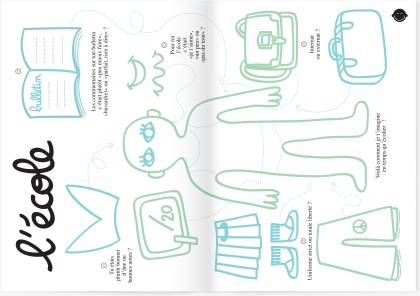 Cahier "Papi, mamie et moi"