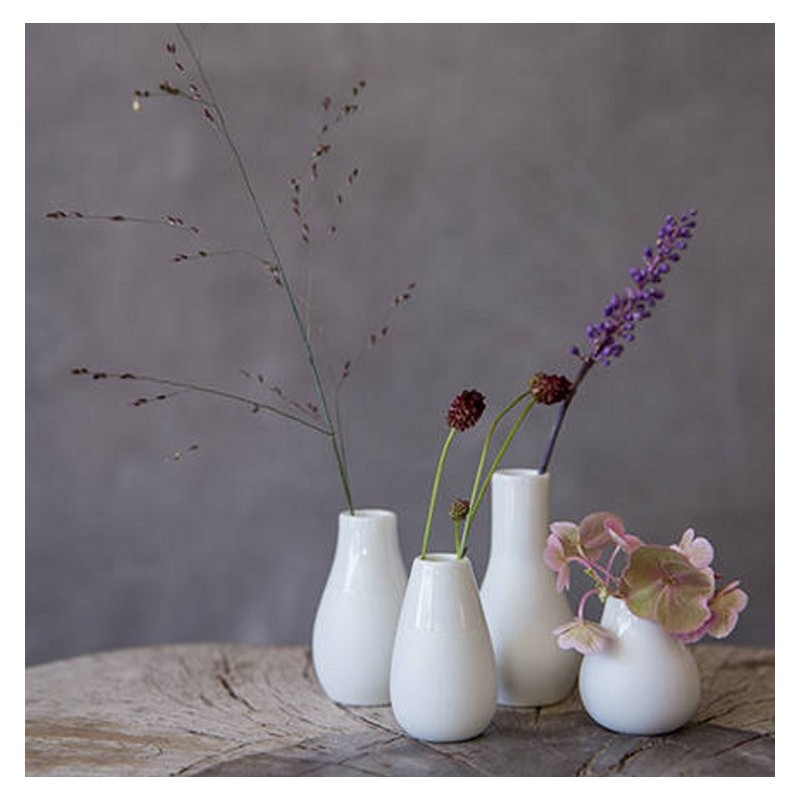 Set de 4 mini vases - Blanc