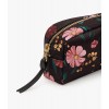 Trousse Small - Black flowers