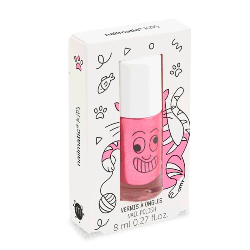 Vernis Kitty - Rose paillettes bonbon