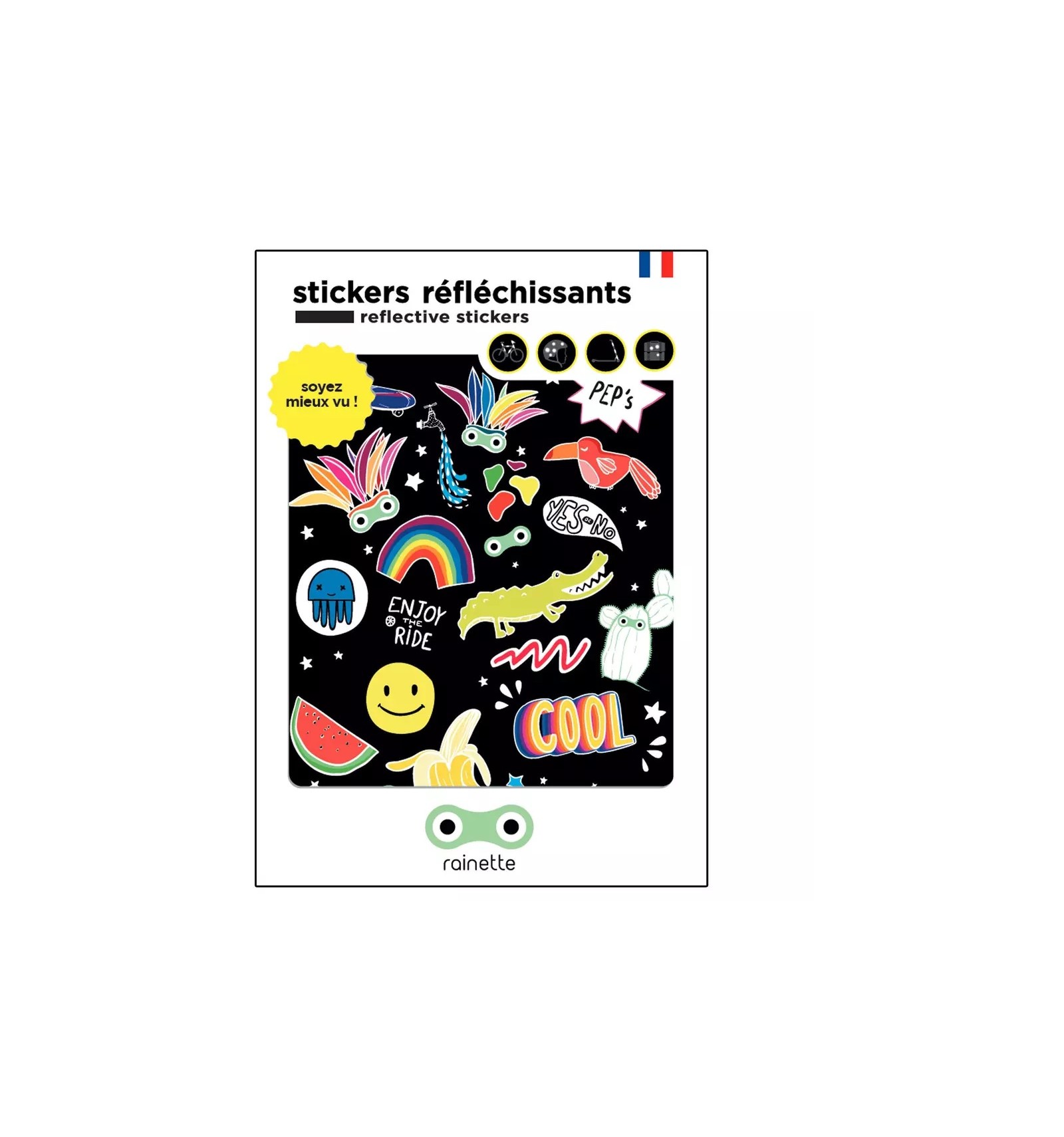 Stickers réfléchissants RAINETTE Peps