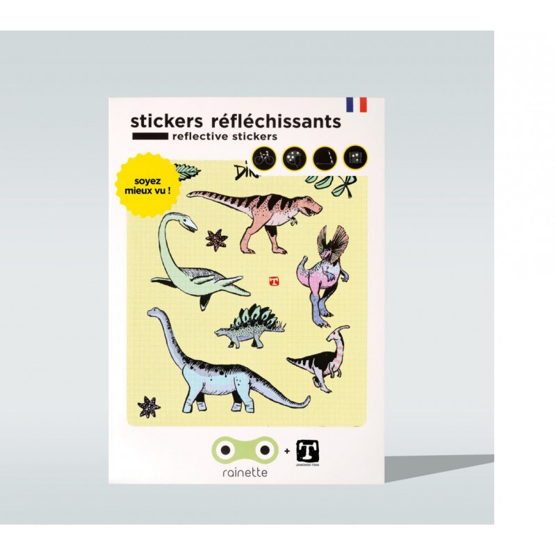 Stickers réfléchissants Dinos