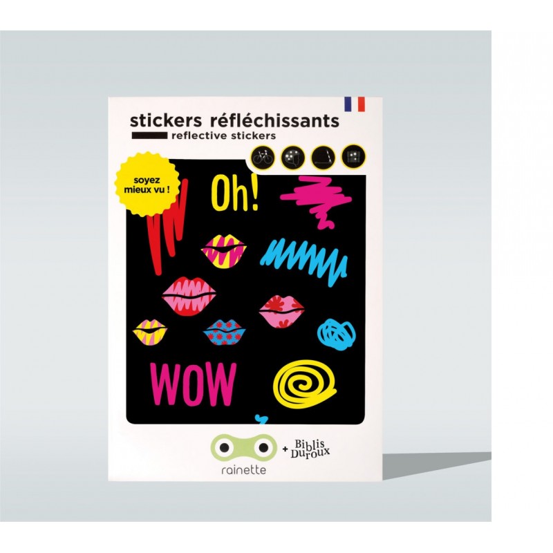 Stickers réfléchissants Kiss