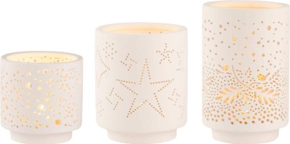 Set de 3 photophores - Etoiles