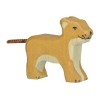 Figurine en bois petit lion-Holztiger