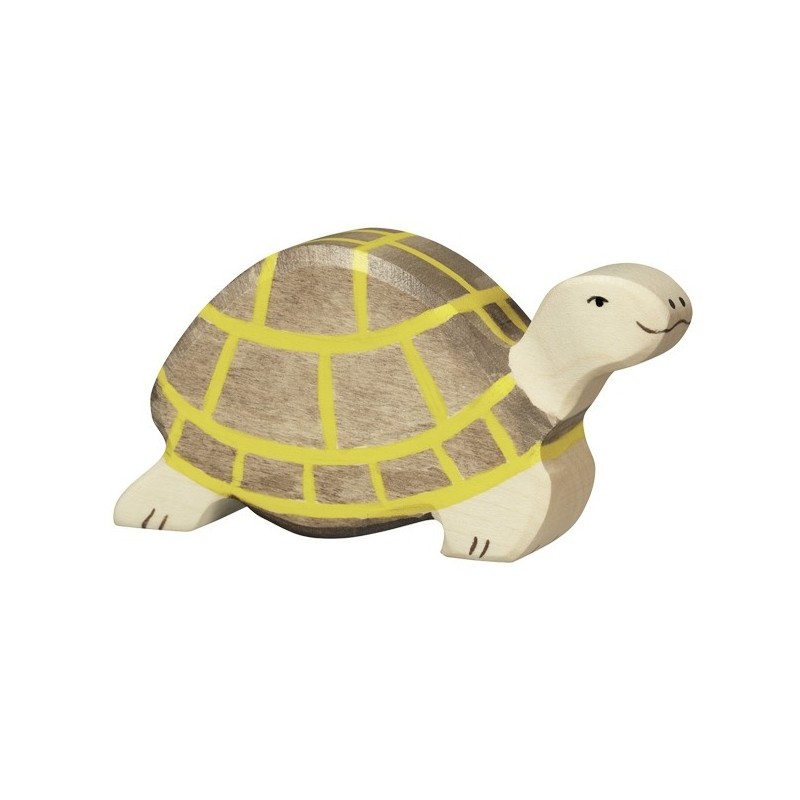 Figurine en bois tortue-Holztiger