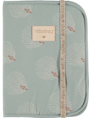 Protège carnet Poema - White gatsby antique green