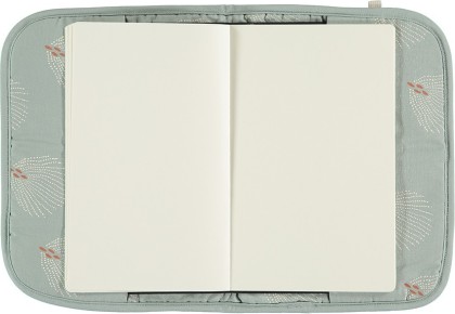 Protège carnet Poema - White gatsby antique green