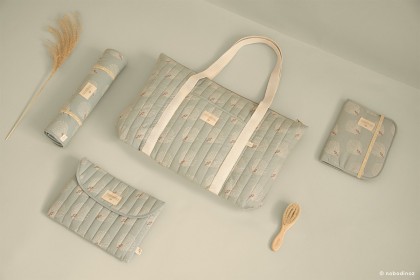 Protège carnet Poema - White gatsby antique green