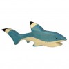 Figurine en bois grand requin-Holztiger