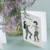 Carte d'anniversaire - Danseurs