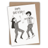 Carte d'anniversaire - Danseurs