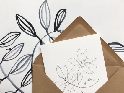 Carte double - Ce petit air