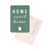 Carte Postale Home Sweet Home - Green