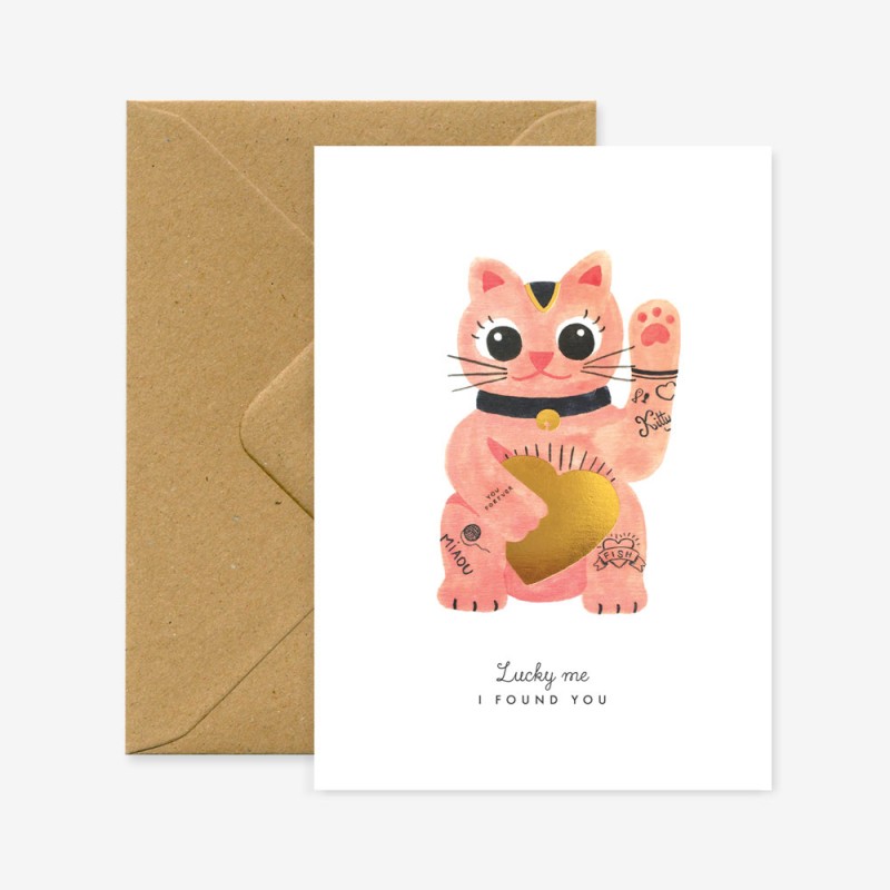 Carte - Lucky cat