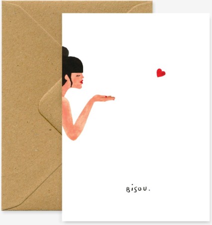 Carte - Bisou