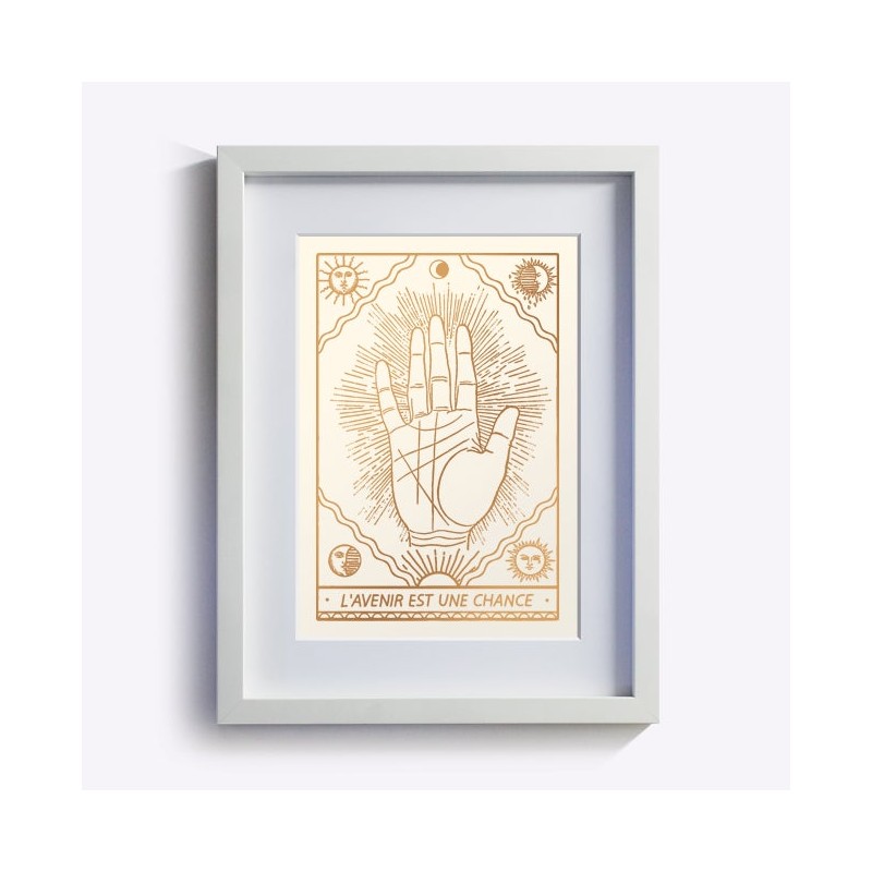 Affichette L'avenir est une chance
