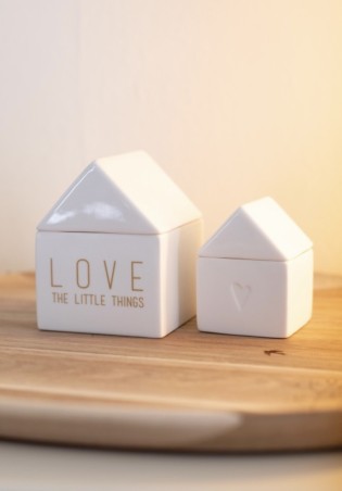 Boîte en porcelaine maison - Coeur
