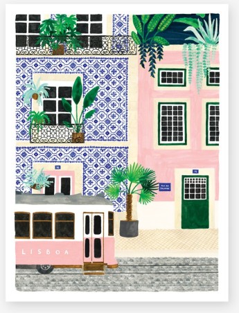 Affiche Lisbonne - PM