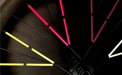 Réflecteurs pour rayons de vélo - Fluo
