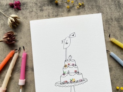 Carte double - Joyeux anniversaire