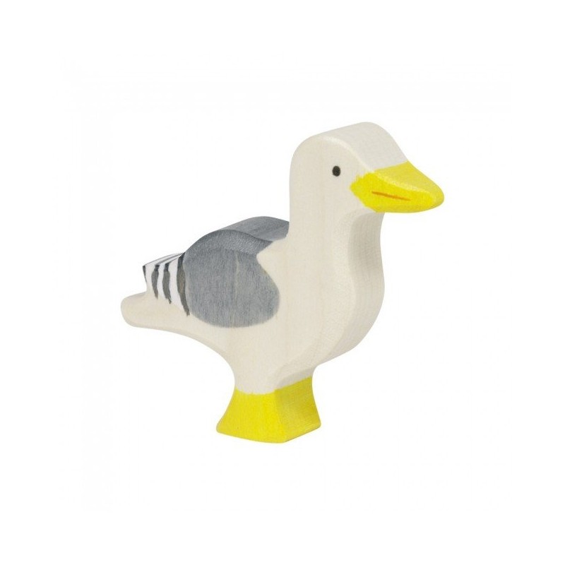 Figurine en bois Mouette-Holztiger